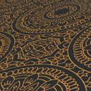 Papel pintado gráfico mandala oro negro - papel pintado estilo boho - papel pintado no tejido salón cocina