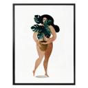 Plakat - Kubistika - Naked Lady