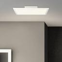 Deckenleuchte Constantin, weiß, 39,5 x 39,5 cm, LED Panel, Warmweiß, dimmbar