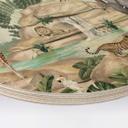 Cuadro de madera para habitación infantil Kikki Belle - Jungle Paradise Round