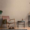 Papel pintado no tejido, moderno y discreto, de aspecto textil beige rosado