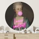 Vinilo decorativo mural de Marie Antoinette: Nunca dije eso - Arte Digital de Grace - Redondo