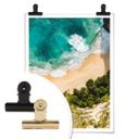 Póster Colombo - Vista de la playa desde arriba - formato vertical