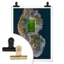 Póster Simoon - Campo de fútbol en el fin del mundo
