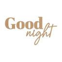 MDF-dekoration Good Night