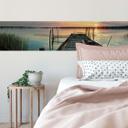 Fototapet Sunset at the Lake - Panorama - 48x260 cm