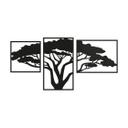 Decoración mural árbol africano - vidrio acrílico (3 piezas)