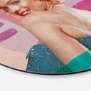 Vægcirkel Demir - Marilyn is back – print på aluminium (Alu-Dibond)
