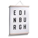 Póster - Tipografía Edimburgo