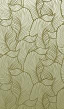 Abstrakt bladmønster tapet Beige, Blomster 2,70 x 1,59 m