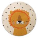 Cuadro de madera Treechild - Leoncito - Redondo
