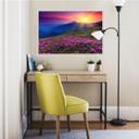 Poster autocollant - W - Coucher du Soleil en Montagne