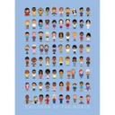 Fotomural marrón - Niños del mundo