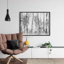 Plakat - Talen - Sort/hvid birkeskov
