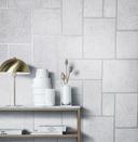 Tekstureret tapet, non-woven tapet Natural Opulence hvid, grå