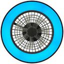 Deckenleuchte Levin, schwarz, 13,7 x 48,5 cm, Deckenventilator mit LED
