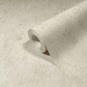 Non-woven tapet med skinnende glans i beige betonlook
