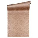 Versace fleecetapet Vasmara barok metallic med ornamenter, kobber