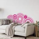 Wallsticker - Retro Cirkler Pink