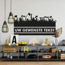 Sticker mural - Texte souhaité Fans