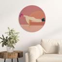 Cuadro de madera Maddies Mood - Jota de jai - Redondo
