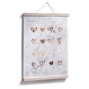 Póster look cobre - corazones