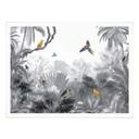 Póster Kikki Belle - Aves tropicales en blanco y negro