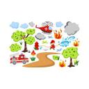 Wall Sticker Fire Department
