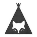MDF - Decoración en madera - Tipi - Zorro