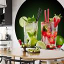 Fototapet - Rundt Cocktail Hour - vliesetapet/selvklæbende non-woven tapet