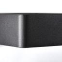 Wandleuchte Ida, schwarz, 4,5 x 12 cm, Metall Außenleuchte