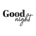 letras 3D Buenas noches - decoración acrílica 