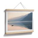 Póster Davidsson - Lago y montañas en pintoresca armonía