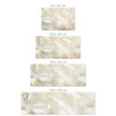 Salpicadero de cocina autoadhesivo Abstract white palm leaves - Kulik