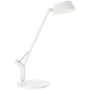 Tischleuchte Julius, weiß, 52 x 17,1 cm, Innenleuchte mit Wireless-Charging-Funktion