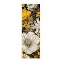 Póster de tela floral - Esplendor de flores en panorama ocre - Jaszke