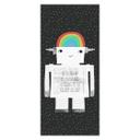 Dørfilm regnbuerobot Sleep Laugh Create - Treechild