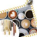 Variaciones de café en póster