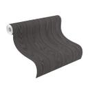 tapet i trælook, non-woven tapet Factory V sort
