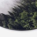 Wandcirkel Foggy Forest