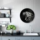 Tableau en verre Meermann - Le tigre - Rond
