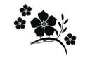 Sticker mural - Judas fleurs de jade
