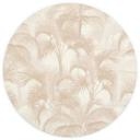 Fototapet palmer i junglen beige - Bloomery Decor - Rundt - selvklæbende/ikke-vævet