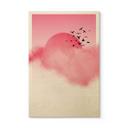 Nordic Creators Billede af træ - Pink Sunshine