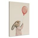 Canvasbillede Sød kanin med ballon - Treechild