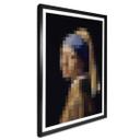 Póster Pixelart - Vermeer - La joven del pendiente de perla