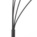 Stehleuchte Hilla, grau, 200 x 73 cm, Metall Bogenlampe