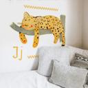Sticker mural Loske - J comme Jaguar