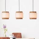 Pendelleuchte Till, braun, 120 x 110 cm, Textil Lampe
