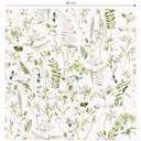 Tapet med mønster urter og vilde blomster - UN Designs